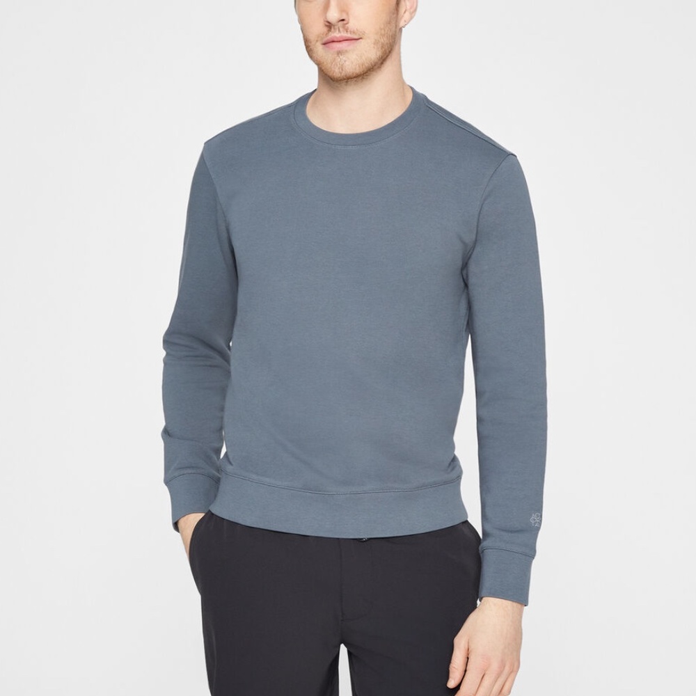 Loopback Terry Crewneck Sweatshirt - New With Tags - NEVER WORN - Grey